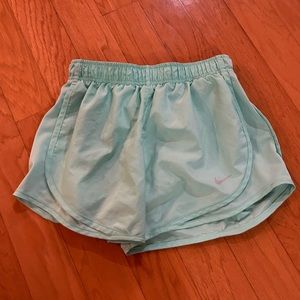 Small teal nike shorts